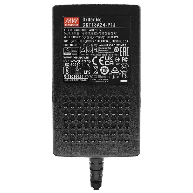 AC/DC switching adapter - 24-0.75